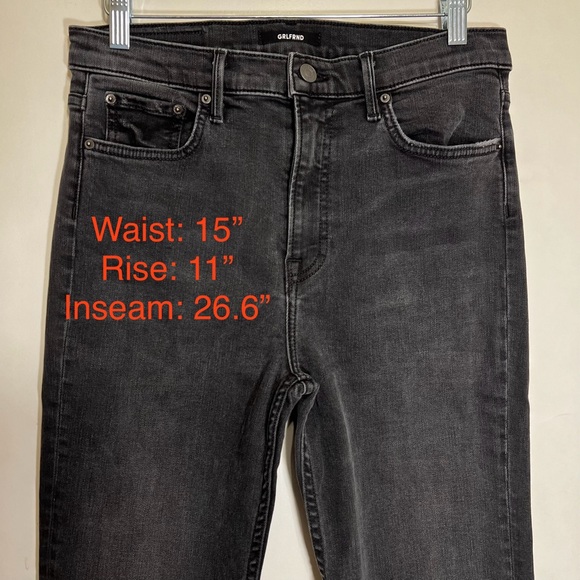 GRLFRND Reed Dark Gray Jeans in Wear Me Out - Picture 5 of 12